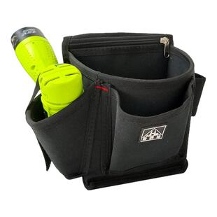 宏润达黑色锂电钻工具包装修用耐磨腰包彩钢瓦腰兜工作包包钉子袋