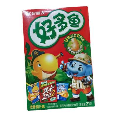 好丽友好多鱼薯条多口味小吃盒装