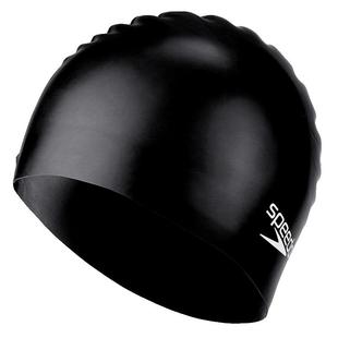 Speedo/速比涛 纯色多色选择 贴合舒适长发保护 儿童男女硅胶泳帽