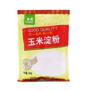 希美玉米淀粉家用烘焙食用鹰栗粉蛋糕雪媚娘虎皮卷食品原材料200g