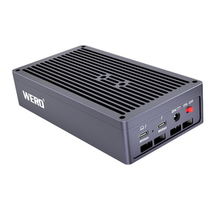 WERO雷电5 80Gbps 苹果m4max U.2/3企业固态硬盘盒dit支持V口电池