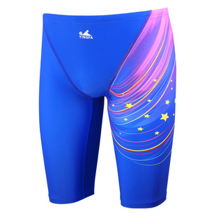 英发儿童泳裤专业训练减阻提速青少年及膝五分男童竞技比赛游泳裤