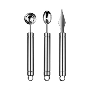 冷菜橄榄模具茭白卷刀拼盘造型工具西瓜挖球勺食品雕花橄榄刀神器