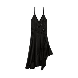 REVAN芮范设计师款闺房风手工钉钻连衣裙RM31101219