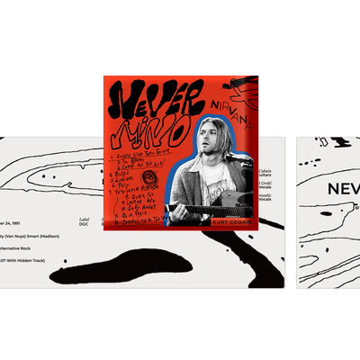 涅槃乐队物色时差科特科本冰箱贴