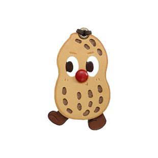 fingerstudio指作 新品好事花生挂件原创 可爱真皮lv百搭包挂饰