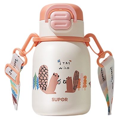 苏泊尔儿童保温杯316L不锈钢