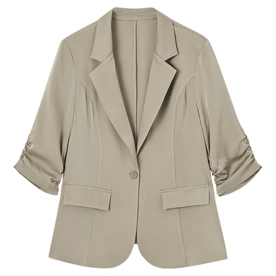 indicia标记商场同款25夏新款简约气质通勤风西装外套 F2B5XZ329N