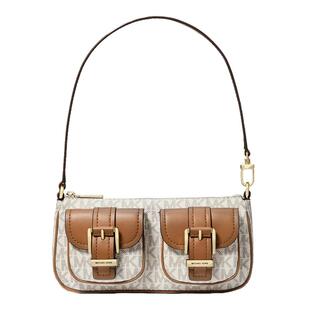 MICHAEL KORS ZOE机车风腋下女包mk官方女士轻奢通勤小号单肩包包