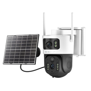 【新品】小豚当家摄像头4G太阳能室外监控器高清夜视无网免插电