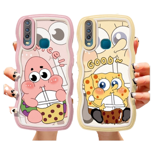 适用vivo y3手机壳卡通日韩V1901A时尚可爱少女vovoy3s保护套viviy17简约学生vlvoy3个性创意viovy3s海绵宝宝