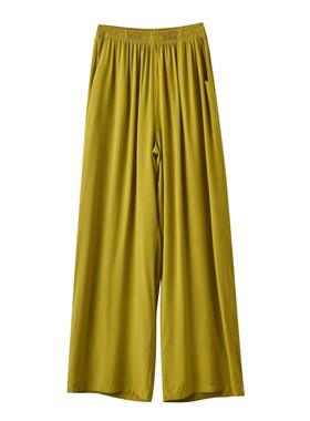 成衣水洗不易缩水女士人棉长裤