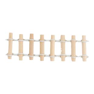 护栏栅栏建筑模型沙盘景观小栏杆创意装饰品木质小围栏彩色篱笆