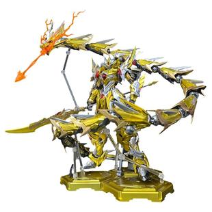 千手改色金龙敖丙 寒龙子金属骨架 国创拼装模型机甲摩动核三太子