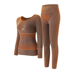 雅鹿塑形美体保暖内衣女款紧身秋衣秋裤套装2025新款棉毛衫打底衣