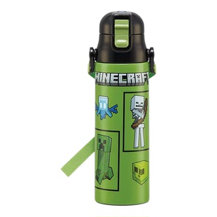 日本skater儿童保温杯卡通防漏两用盖直饮小学生便携喝水杯470ml