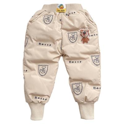 一条过冬儿童羽绒裤冬季保暖裤子