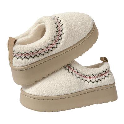 毛毛棉拖鞋女士冬季包跟2024新款