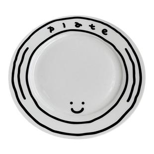 安木良品 大厂订单 韩国ins可爱涂鸦陶瓷餐具咖啡杯沙拉麦片碗盘