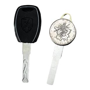 萝莉奥利Royal Alloy RA150/GT300钥匙胚摩托车钥匙改造