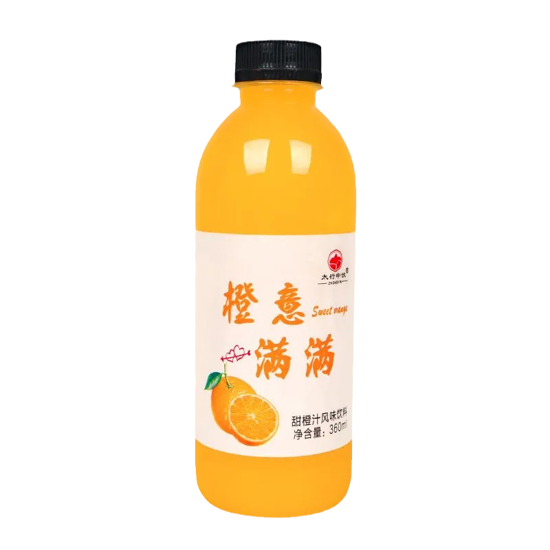 橙汁果汁饮料整箱大瓶装特卖360ml*24瓶一整箱清仓大餐救星果汁饮