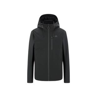 哈特马克斯2025年冬男士连帽立领三合一四面弹轻薄短款羽绒服外套