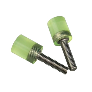 M6聚氨脂胶头包胶螺丝防撞缓冲螺栓PU热粘软限位减震降噪304螺钉