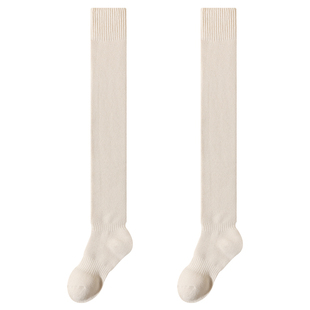 加绒过膝长筒袜子女秋冬季加厚保暖高筒长腿大腿护腿护膝盖长袜套