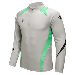 kelme卡尔美训练服半拉链套头运动卫衣加绒拇指扣户外训练跑步服