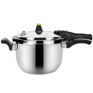 金梅304加厚不锈钢高压锅18cm家用燃气电磁炉通用小压力锅1-2-3人