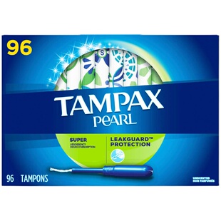 代购加拿大tampax丹碧丝导管式卫生棉条日夜用姨妈棒月经棉条96支