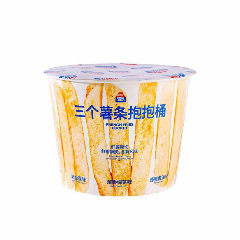 湖南长沙金粒门三个薯条抱抱桶