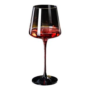 轻奢高档勃艮第红酒杯套装家用水晶玻璃葡萄酒醒酒器高脚杯子网红