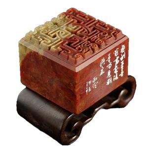 西泠印社多字印闲章《画致笔墨穷尽处 渍墨方见刚与柔》孤山石浮雕四龙博古书法国画藏书章手工篆刻印章成品