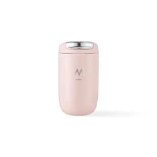 M Stand复古亮面咖啡保温杯ins珍珠白樱花粉 不锈钢长效保温保冷