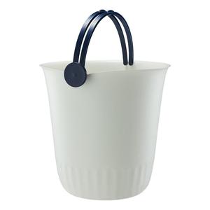 喆啦无盖圆桶13L一转打包垃圾桶