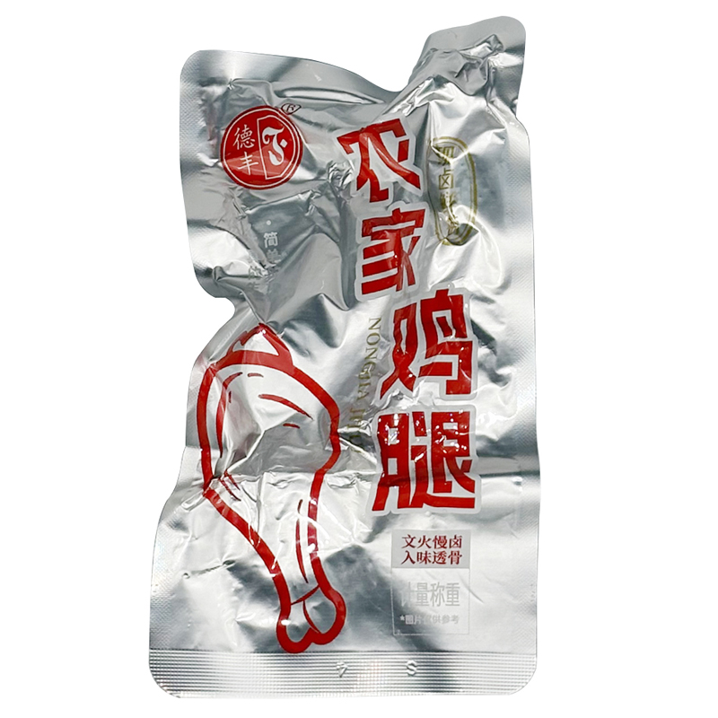 德丰卤香大鸡腿卤味零食香酥琵琶腿熟食休闲小吃真空即食饱腹解馋