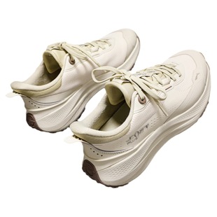 李宁SOFT PLUS运动鞋女款秋冬款2024新款回弹休闲增高厚底运动鞋