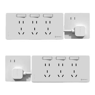 86型扩展插座转换插排带开关厨房拓展扩充多功能转换插座多孔带线