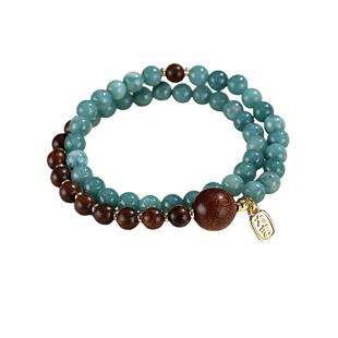 【自营】daisy beauty金丝檀木串珠男女手链礼物紫檀绿檀手串男款