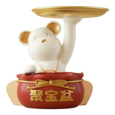 现代奶油风酒柜入户展示柜摆件