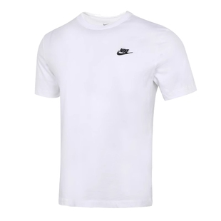 NIKE耐克T恤女情侣短袖男款白色运动服透气半袖女装体恤衫AR4999