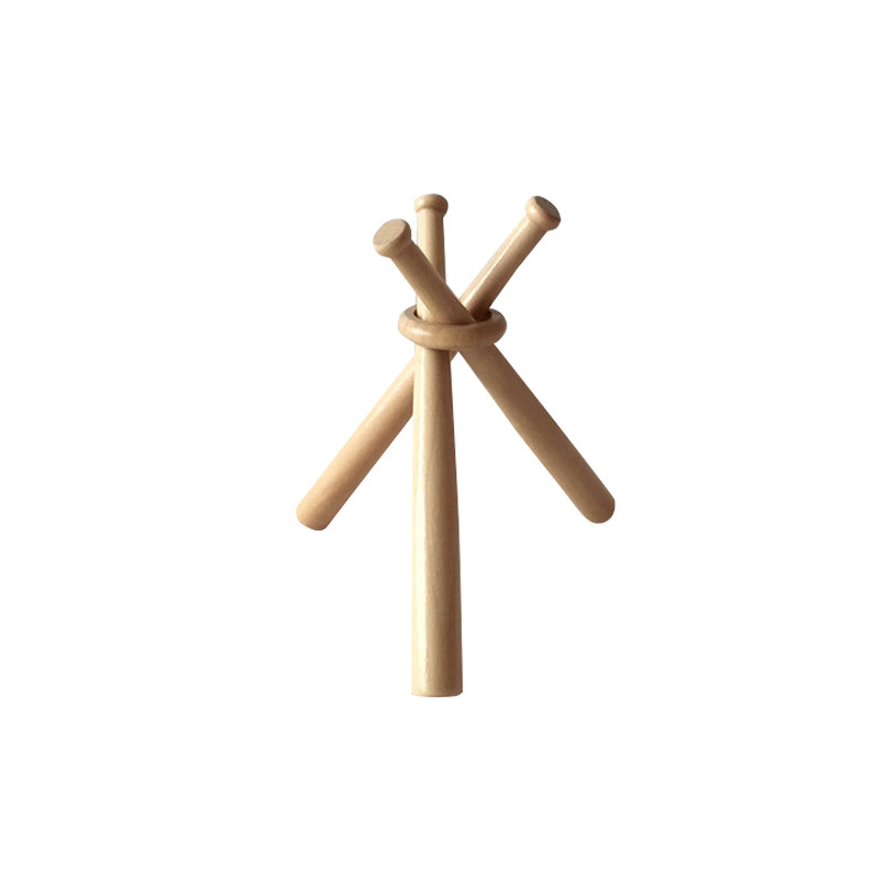 寓鸟迷你棒球棒礼品棒三支带圆环