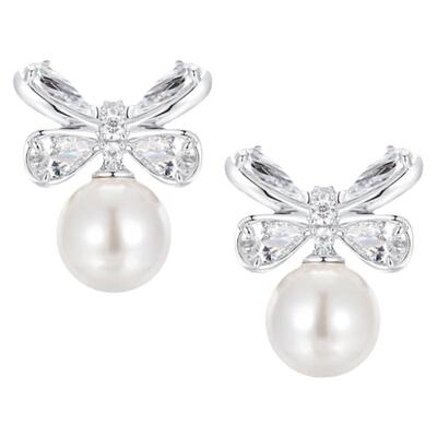 YVMIN尤目x SHUSHUTONG 宝石蝴蝶花珍珠耳钉耳环生日礼物