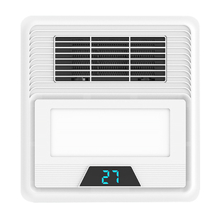 风暖浴霸30*30卫生间传统石膏板PVC集成吊顶300x300排气扇LED照明