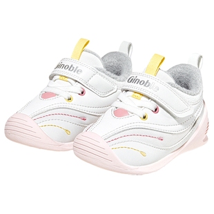 基诺浦机能鞋冬款加绒童鞋婴儿鞋宝宝步前鞋加绒男女儿童鞋GB2367