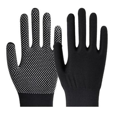 手套劳保工作耐磨防滑露二半指