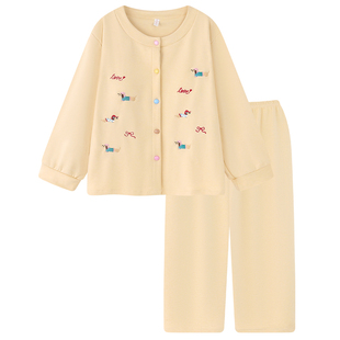 日系ins羊绒睡衣女秋冬季加厚保暖学生可爱薄绒带胸垫家居服冬天