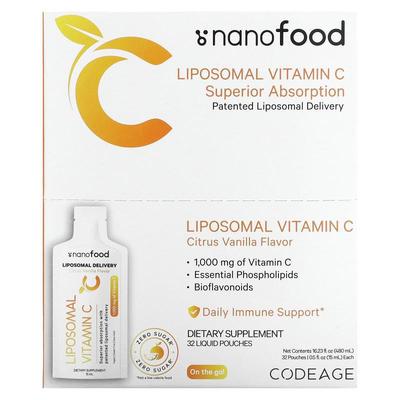 Codeage脂质体维生素C柑橘香草优效VC健康抵御焕活肌肤高吸收