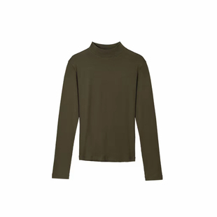 【慵懒周末】官方经典款半高领山羊绒混纺修身打底内搭针织衫显瘦